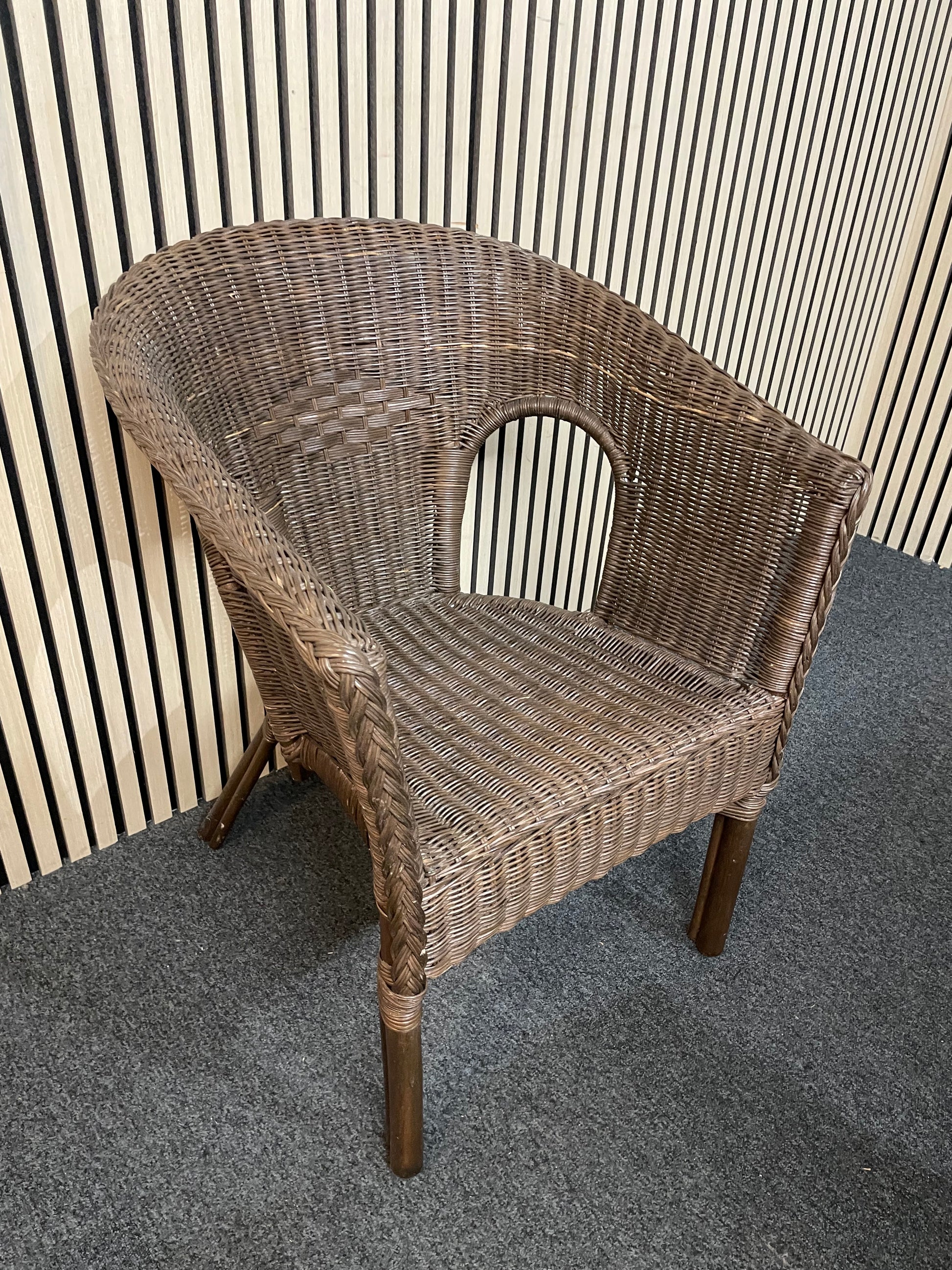 black rattan chair  4225
