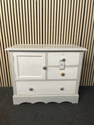 Switch Grey solid wood storage unit (H 74 x W 93 x D 48 cm) 43753 2 image