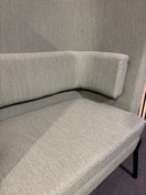 Switch Green fabric black metal framed modular soft seating booth 3 image