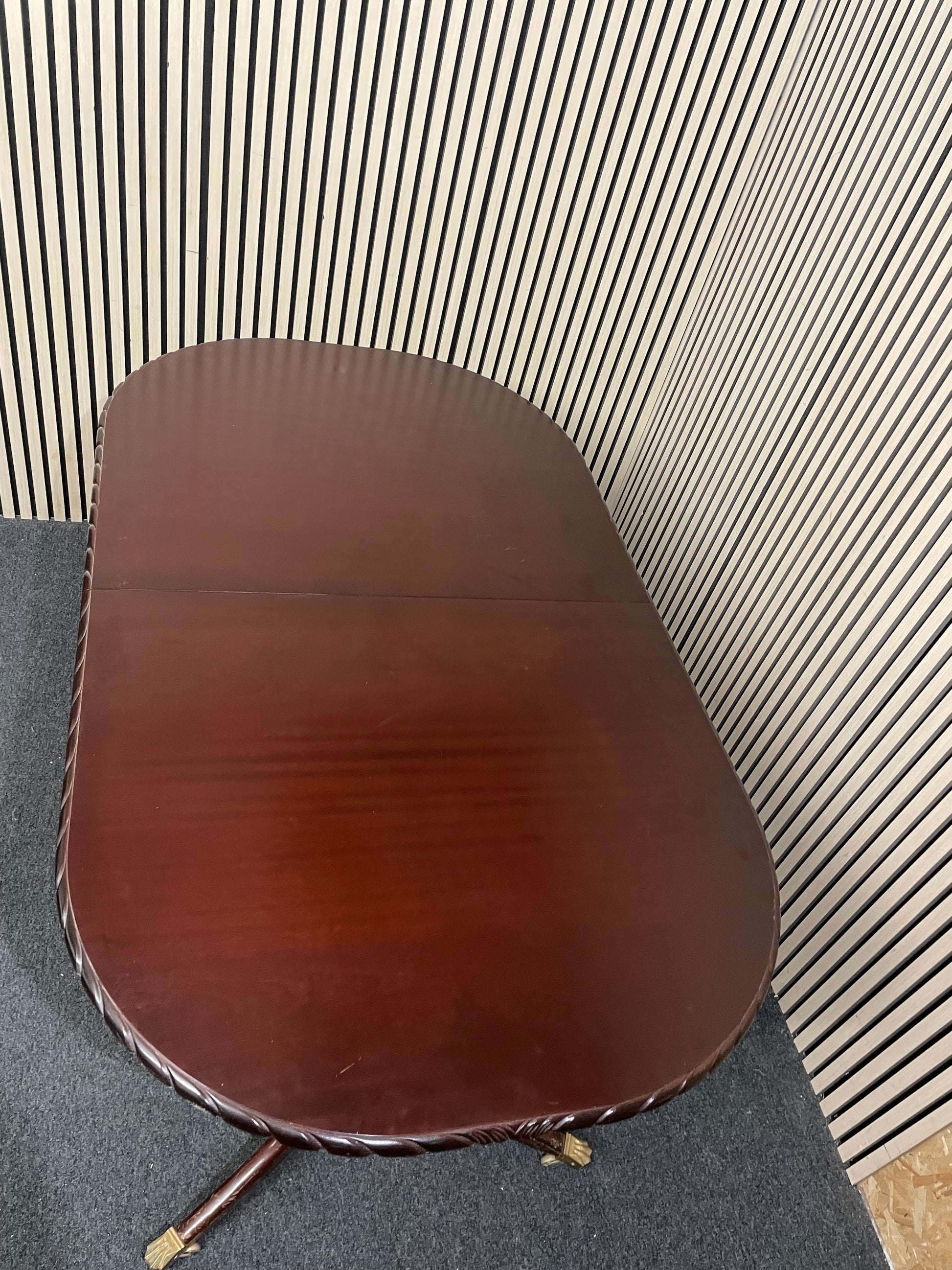 Rossmore Mahogany extendable oval dining table (L 158 - 208 x W 80 cm)   1226