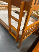 Switch 3ft solid pine framed bunk bed with ladder (includes 2 mattresses) 1325 2 image