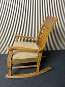 Switch High back solid wood slatted back rocking chair 2325 3 image