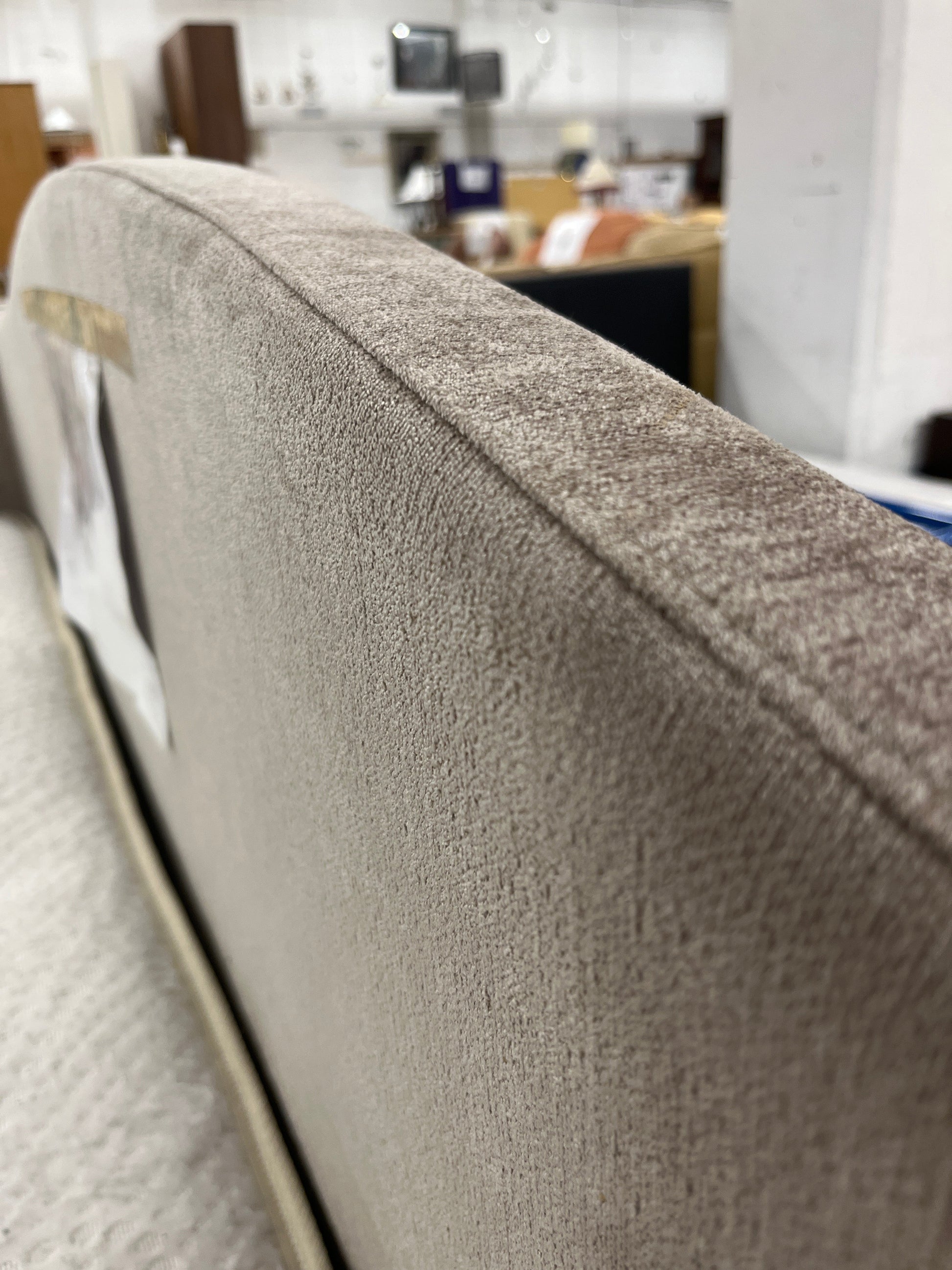 3ft light brown fabric day bed with pull out bed underneath  2225