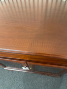 Mahogany tv unit (H 75 x W 110 x D 54 cm)  44663