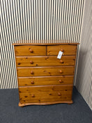 Switch Tall solid pine 4+2 chest of drawers (H 111 x W 95 x D 53 cm) 3325 2 image