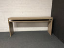 Switch Large grey oak laminate console table with shelf (H 800 x W 1800 x D 400 mm) 1225 2 image