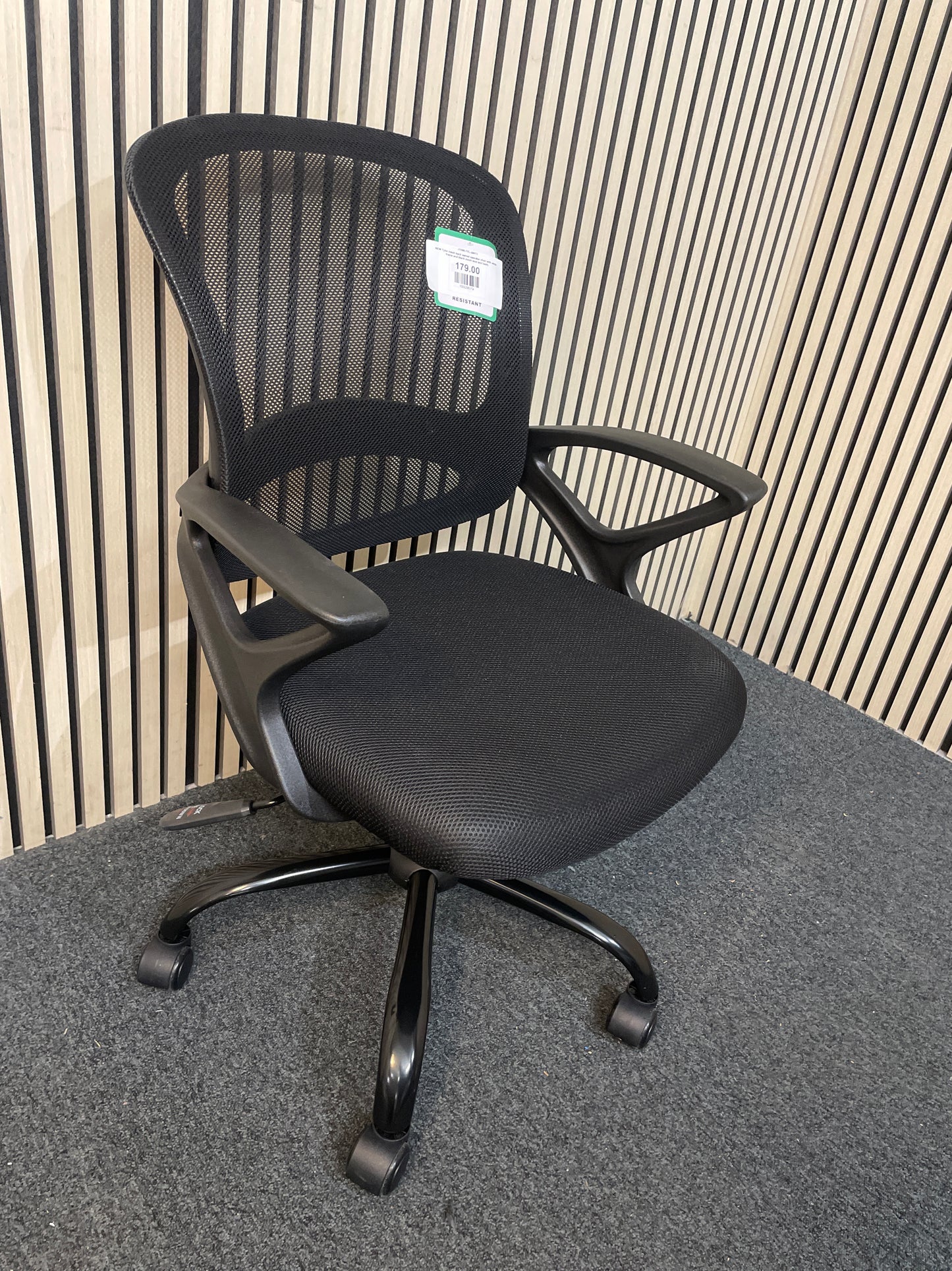 Tyler Mesh Back Operator Chair Black Mesh Frame