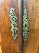 Switch Antique mahogany tall 2 door 1 drawer gentlemans wardrobe with internal drawers and hanging rail (H 200 x W 123 x D 48 cm) 2425 3 image