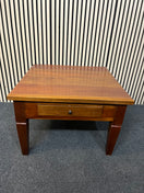Switch Solid teak square lamp table with drawer (H 50 x W 75 x D 75 cm) 3126 2 image