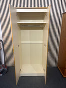 Switch Pine laminate 2 door wardrobe (H 184 x W 74 x D 52 cm) 43759 2 image