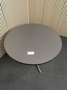 Switch Black laminate circular kitchen table, central base (120 cm) 1425 2 image