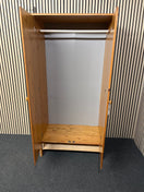Switch Tall natural pine 2 door wardrobe - no base drawer front (H 183 x W 86 x D 51 cm)  44377 3 image