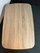 Switch NEW magnum Oak laminate coffee table with heavy duty black metal frame (H 38 x W 110 x 75 cm) 3 image