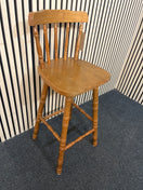 Switch Tall solid wood bar stool circular top  43594 2 image