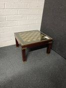 Switch Low mahogany ornate glass top chess board coffee table 2225 2 image