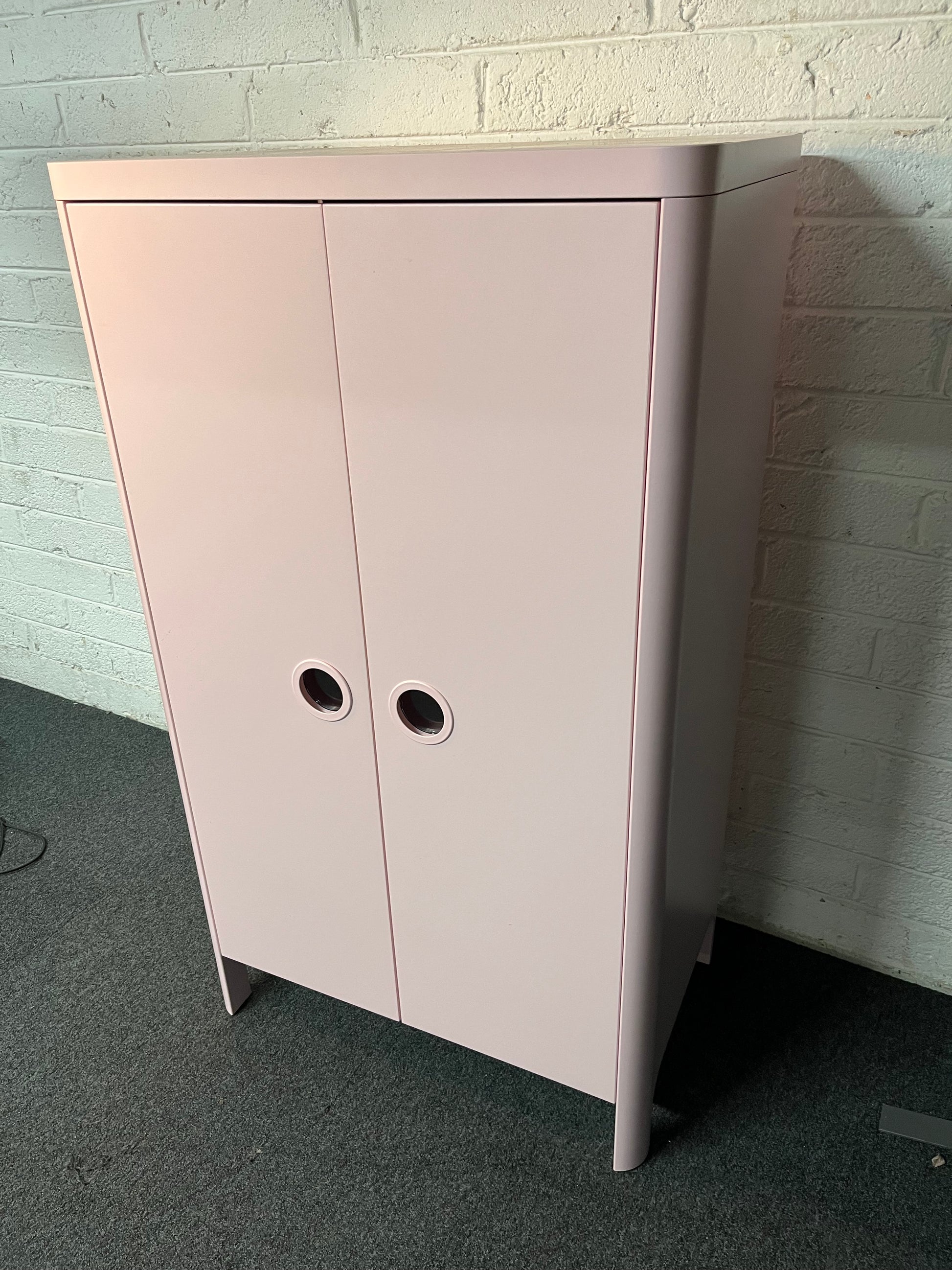 Pink Ikea wardrobe (H 140 x W 80 x D 52 cm) 2225