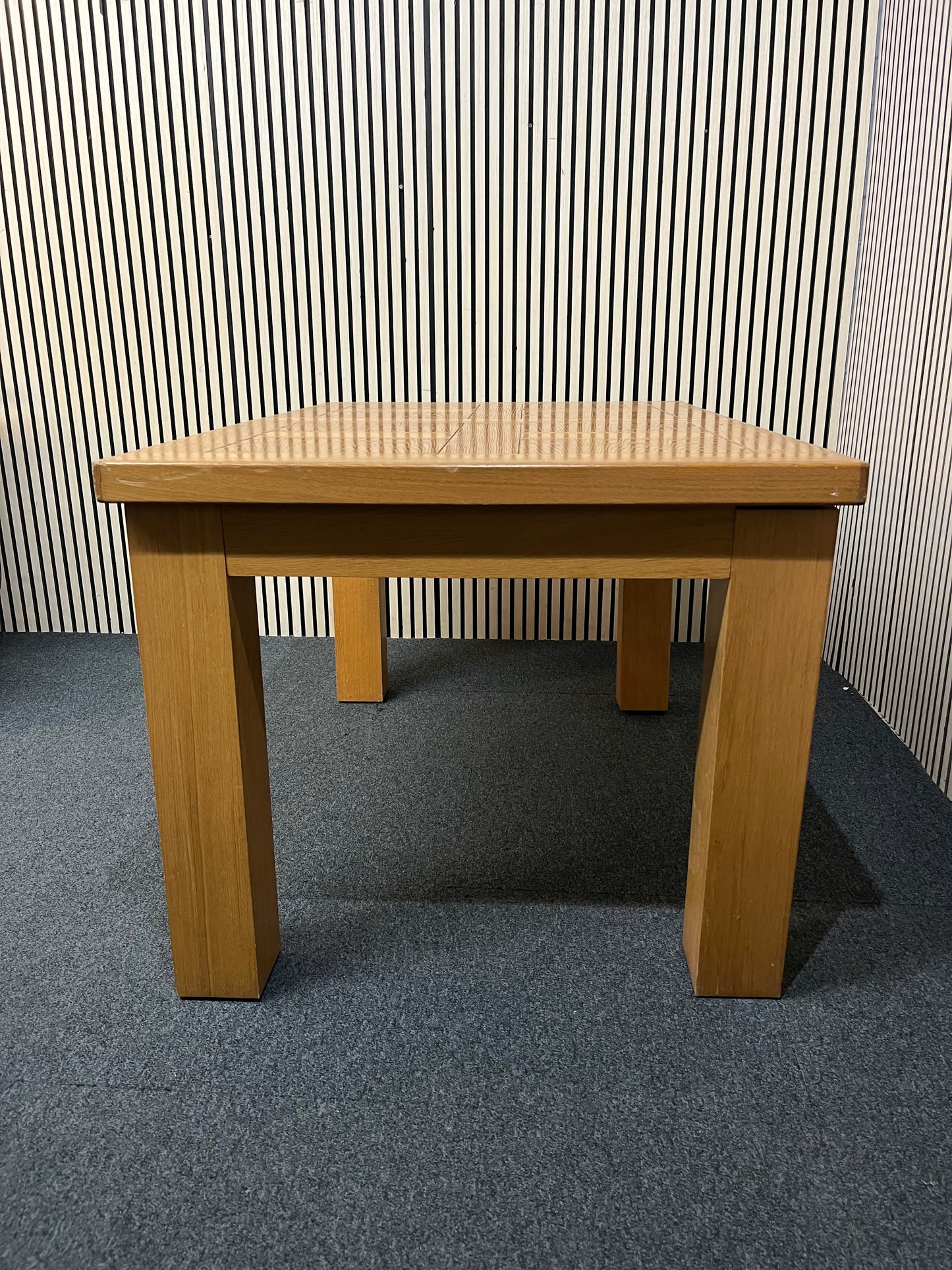 Solid oak extendable dining table (L 140 - 210 x W 90 cm) 3126