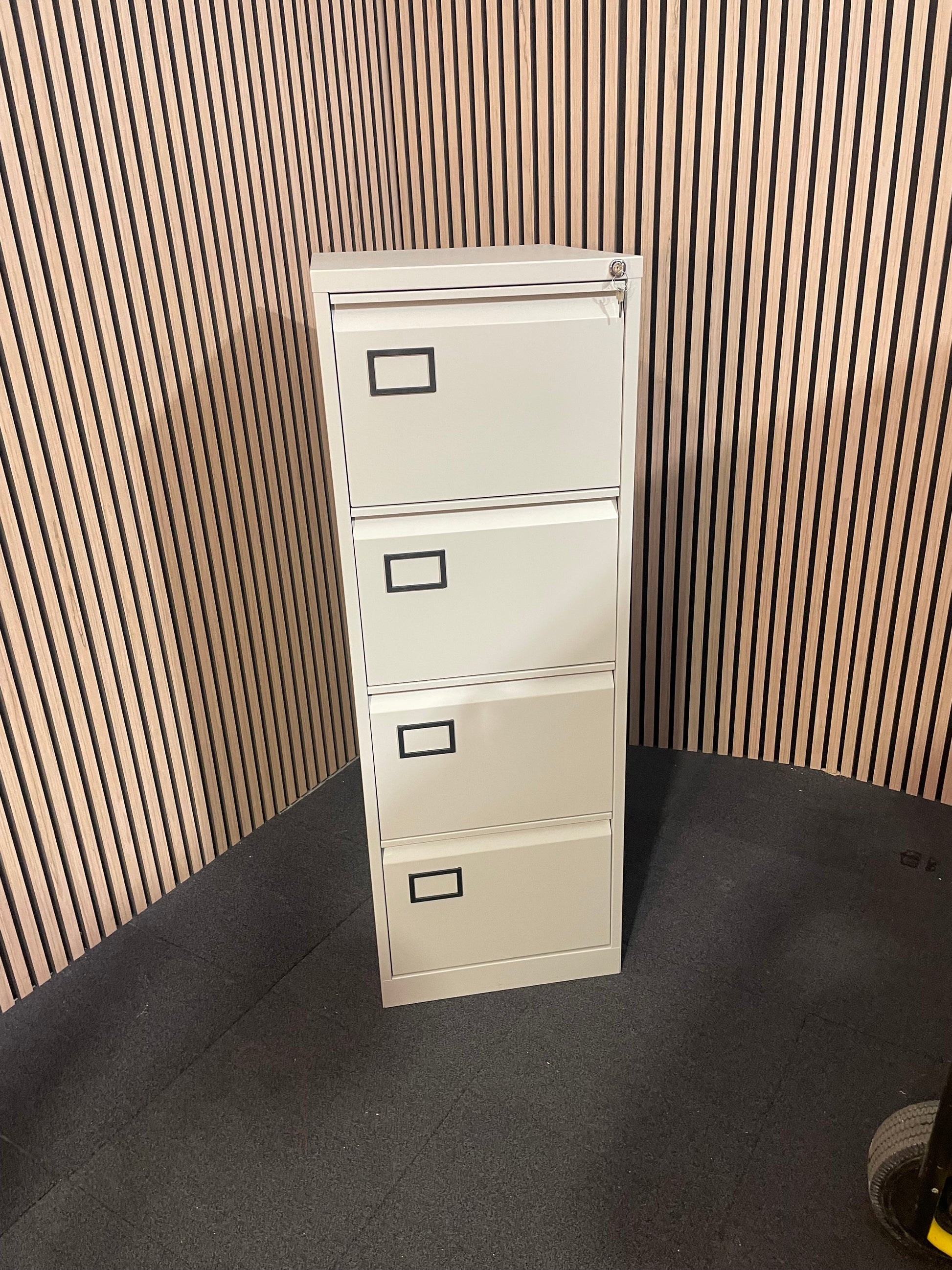 GREY 4 DRAWER CABINET