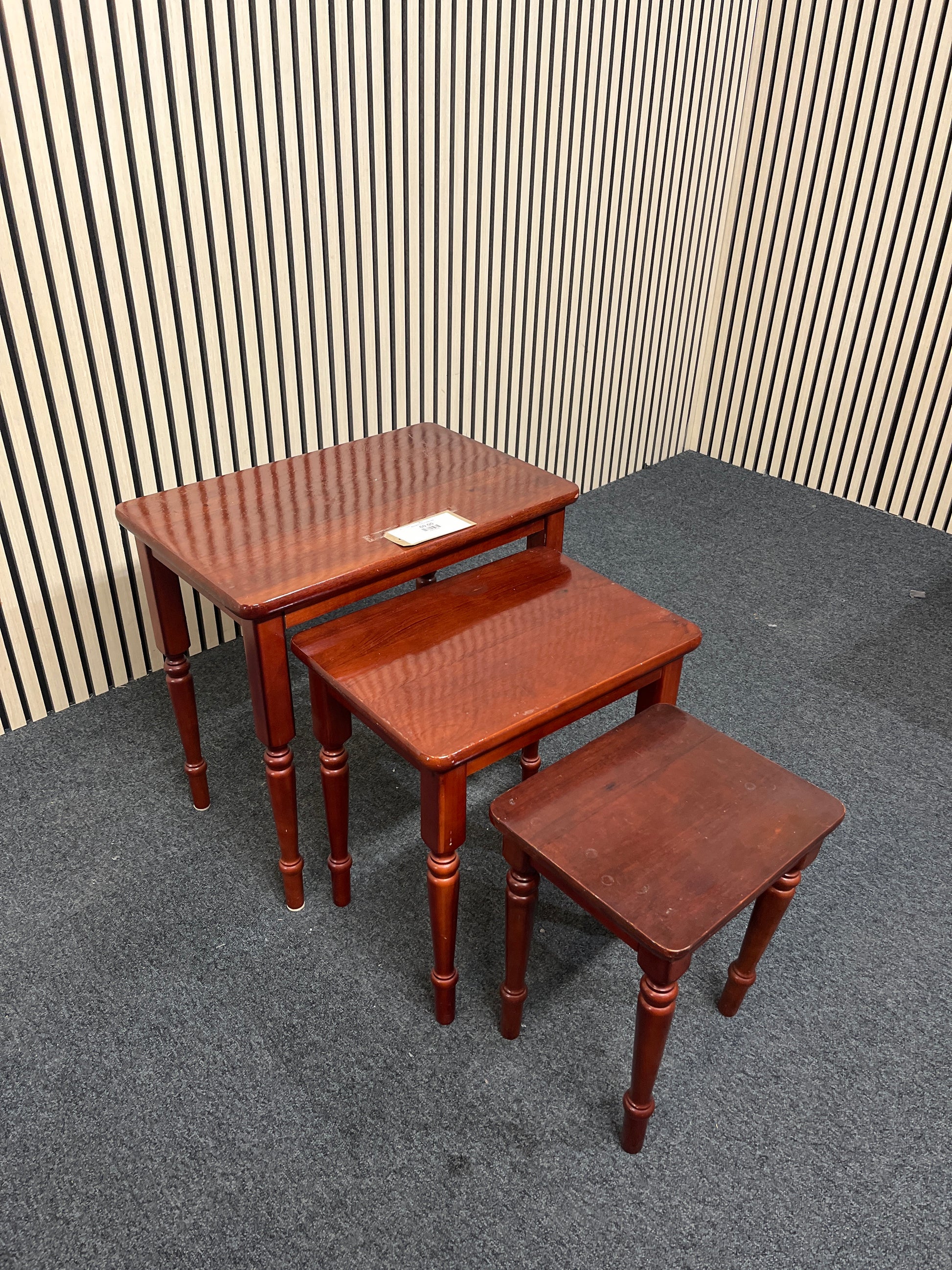 Mahogany nest of tables 3325