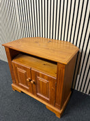 Switch Natural Pine Low Two Door TV Unit  (H 70 x W 80 x D 50 cm) 1126 2 image