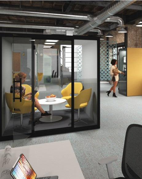 Chatbox Quattro (4 Person) acoustic hub - black exterior