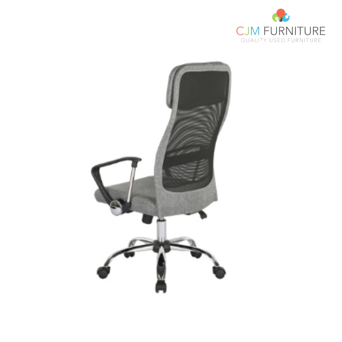 Chord high back operators chair with mesh back and headrest