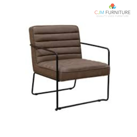 Decco ribbed lounge chair