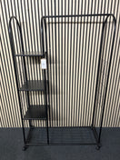 Switch Black metal clothes rack and shelf unit (H 170 x W 107 x D 36 cm)  44324 2 image