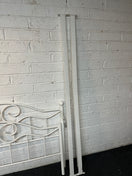 Switch 4 ft 6 white metal bed frame  1325 3 image