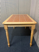 Switch Hardwood rectangular terracotta tiled table (W 120 x L 73 cm) 3325 2 image