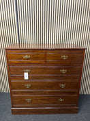 Switch Antique mahogany 3+2 tall chest of drawers (H 121 x W 122 x D 58 cm) 2425 2 image