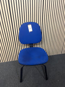 Switch Royal blue fabric meeting chair with metal cantilever base 1425 2 image