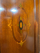 Switch Antique mahogany large wardrobe central oval mirror with base drawer 2425 3 image