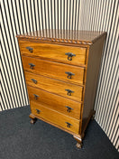 Switch Tall 5 high mahogany chest of drawers (H 115 x W 70 x D 50 cm) 2325 3 image
