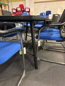 Switch LIQUIDATED BLACK BARRELL SHAPE BOARDROOM TABLE 2.4M LONG 2 image