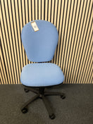 Switch Lyreco - 3 level swivel chair with height adjustable back - POWDER BLUE 2 image
