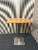 Switch Beech square dining table with metal column base (70 cm each side) 1126 2 image