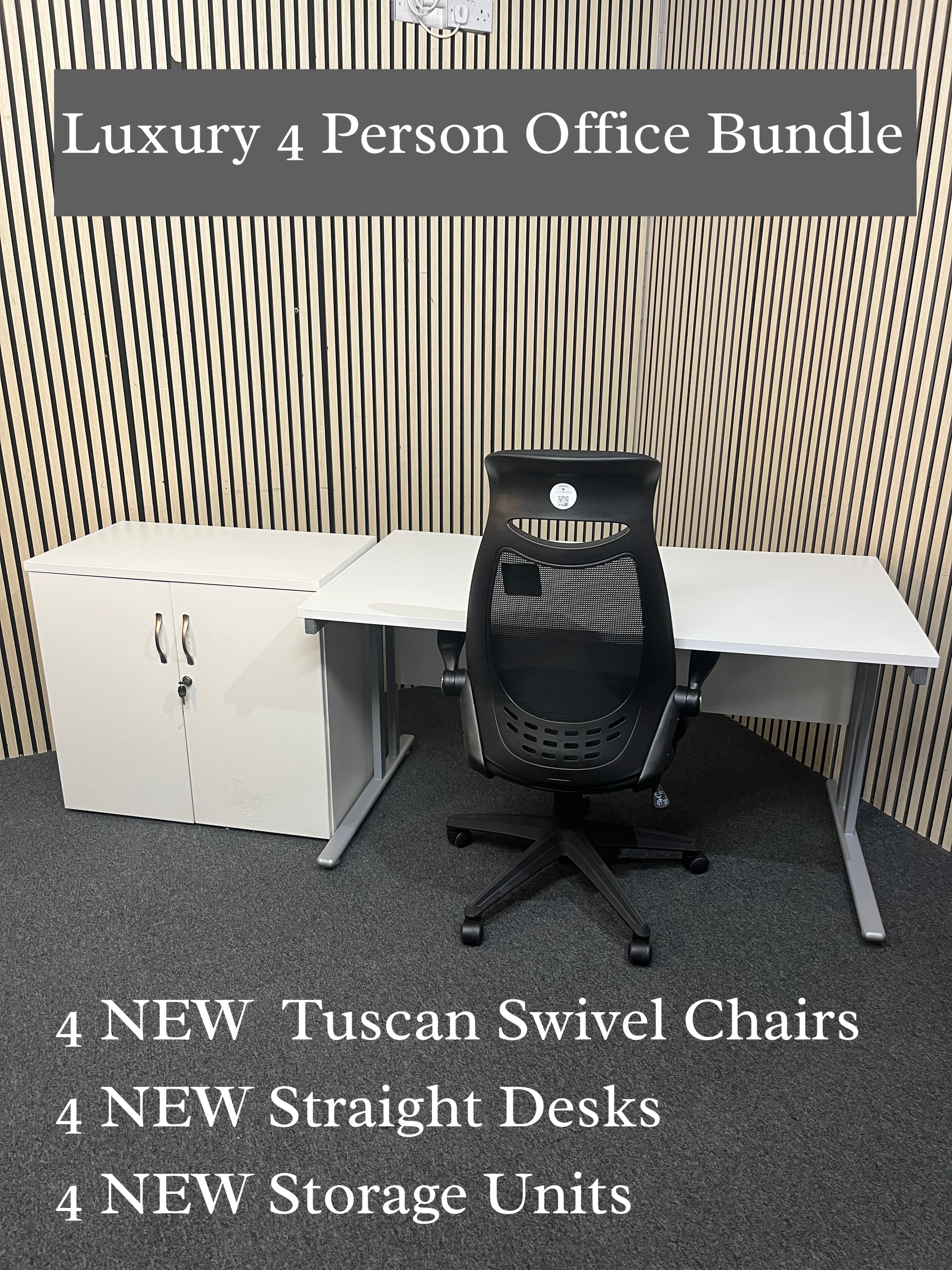 Luxury 4-Person Office Bundle
