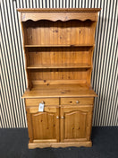 Switch Natural pine all top open 2 door 2 drawer kitchen dresser (H 178 x W 91 x D 40 cm) 2425 2 image