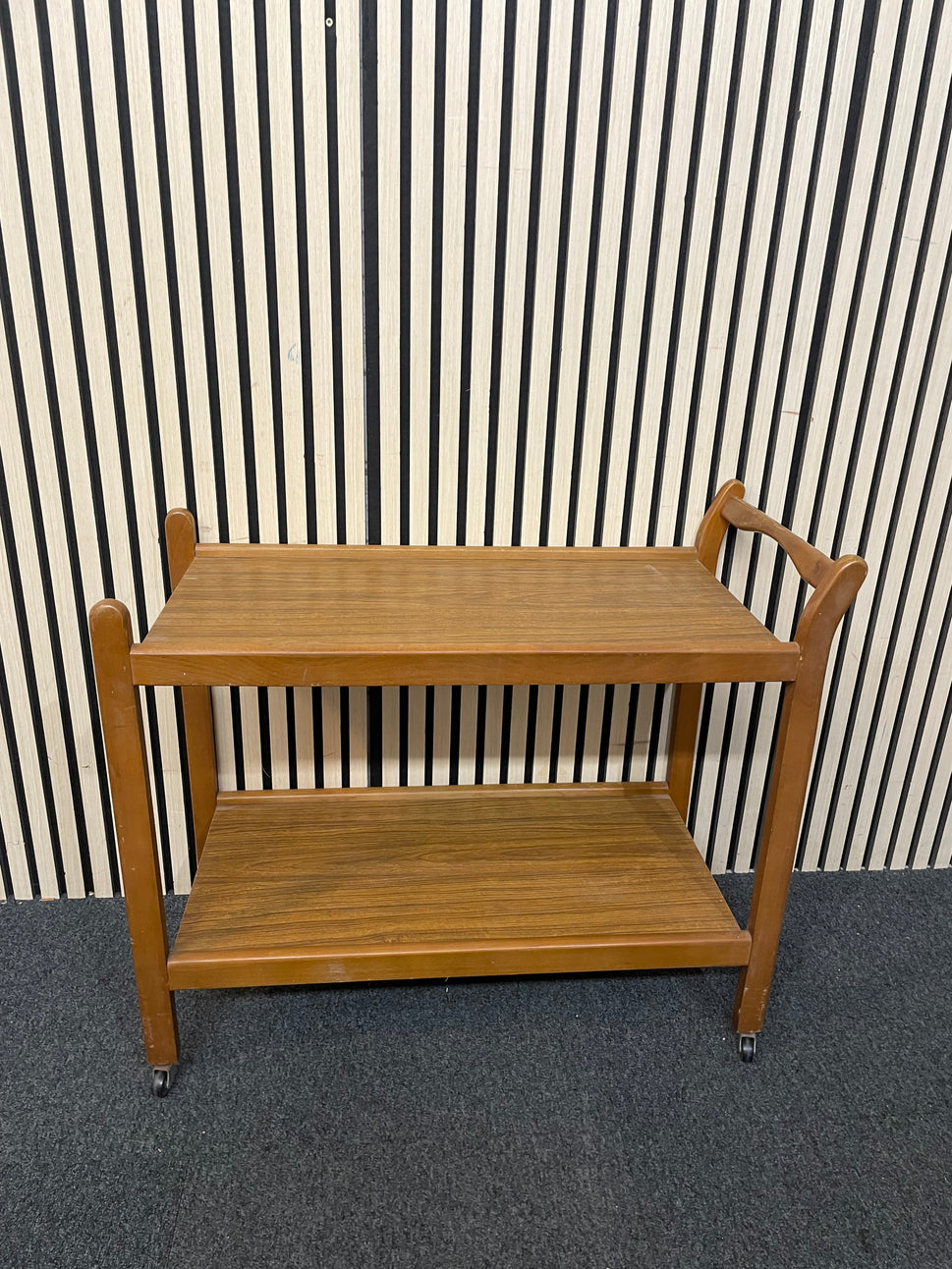 retro teak tea trolley 1126