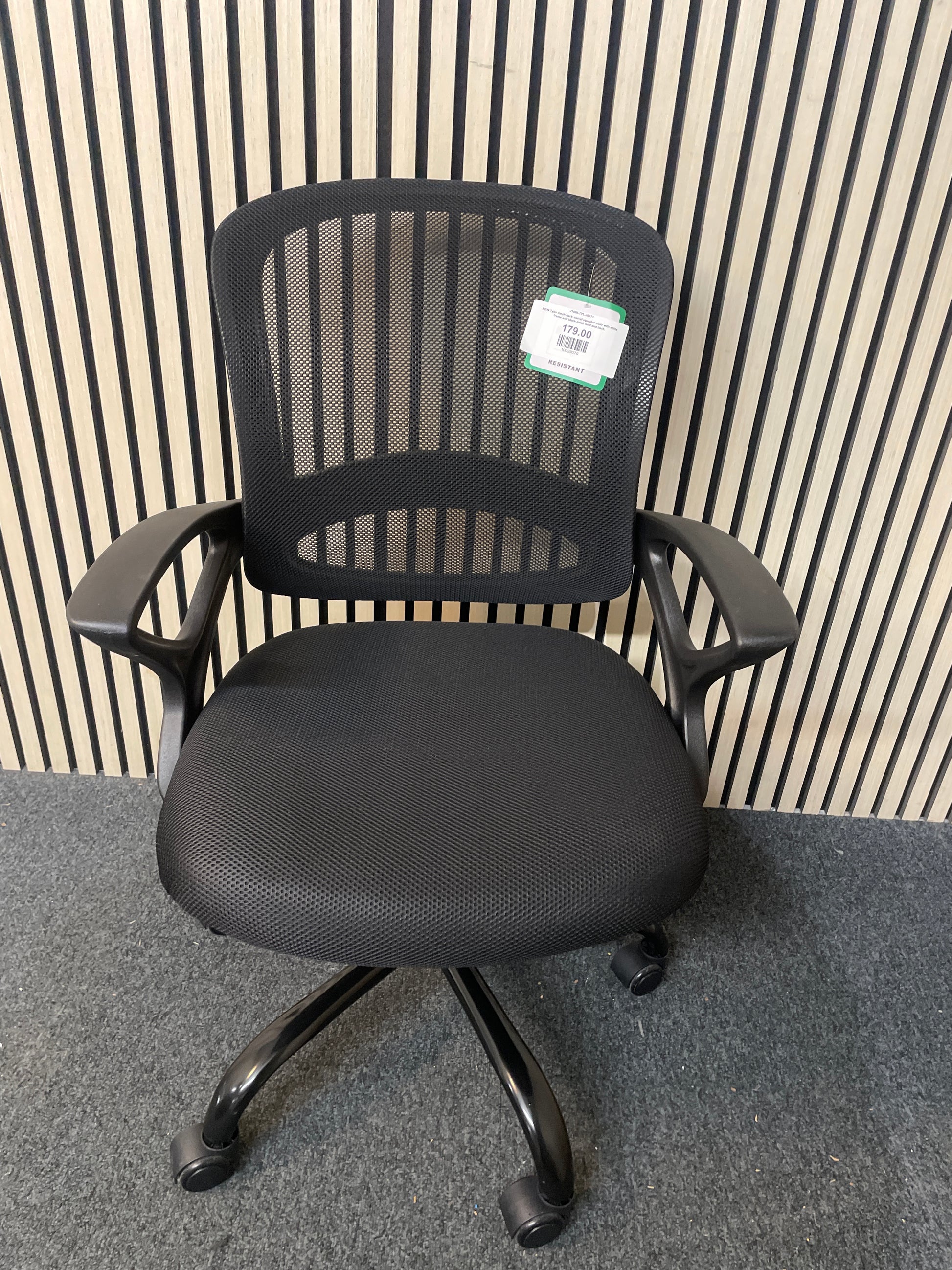 Tyler Mesh Back Operator Chair Black Mesh Frame