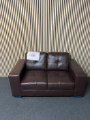 Switch PU brown leatherette 2 seater sofa  1325 2 image