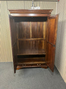 Switch Tall solid mahogany 2 door 1 drawer wardrobe (H 191 x W 130 x D 60 cm) 43826 3 image