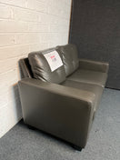 Switch 2 seater dark brown PU leatherette sofa  3225 3 image