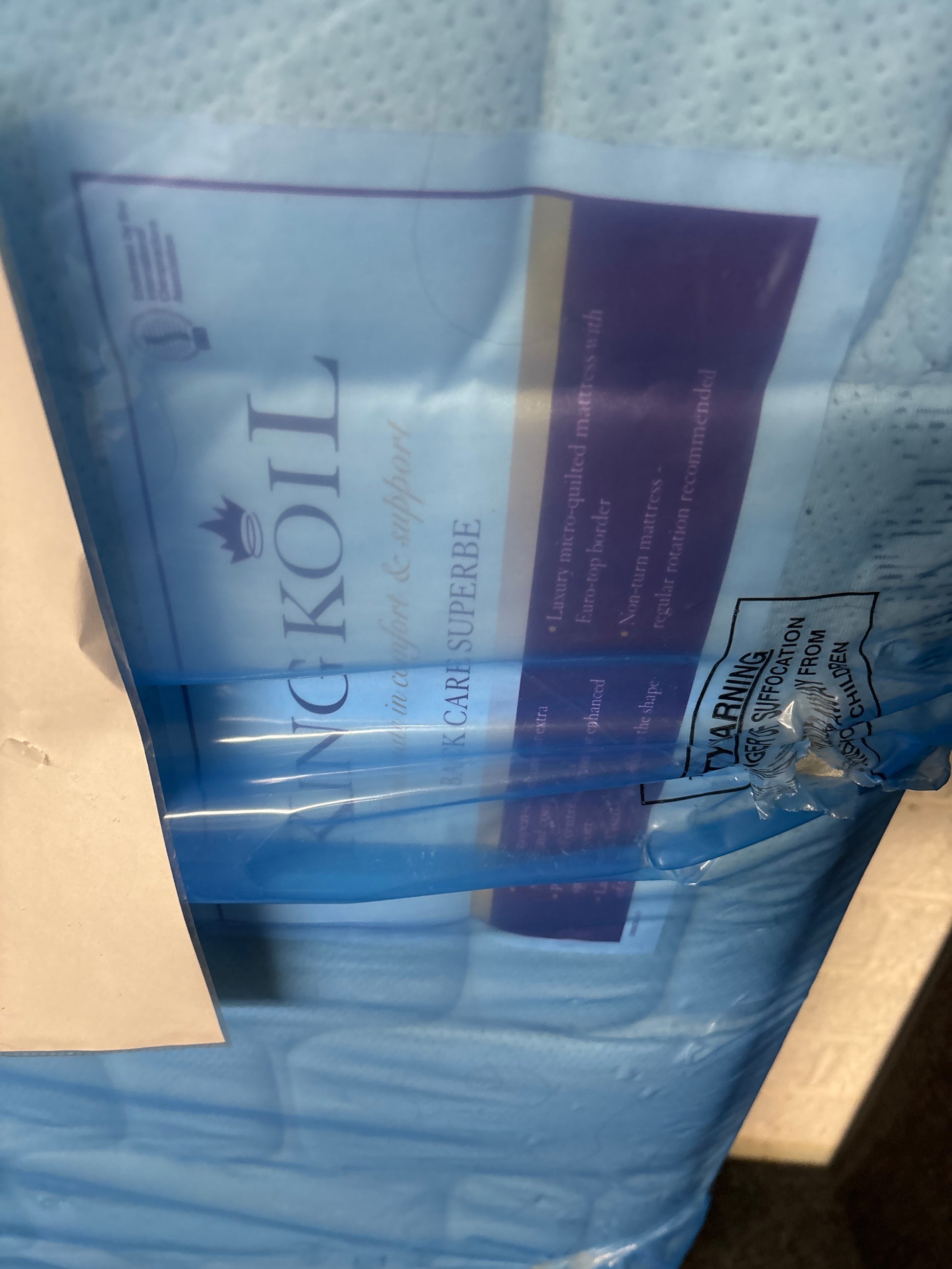 Backcare Superbe 6ft Super king Koil Sprunge Mattress 3125