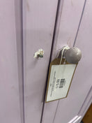 Switch Childrens pink painted wooden 2 door 1 drawer wardrobe (H 170 x W 81 x D 50 cm) 1325 2 image