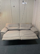 Switch Large 2 seater light grey fabric sofa electric recliner sofa 2425 2 image