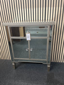 Switch Mirrored glass 2 door 1 drawer storage unit (H 88 x W 72 x D 35 cm) 43735 2 image