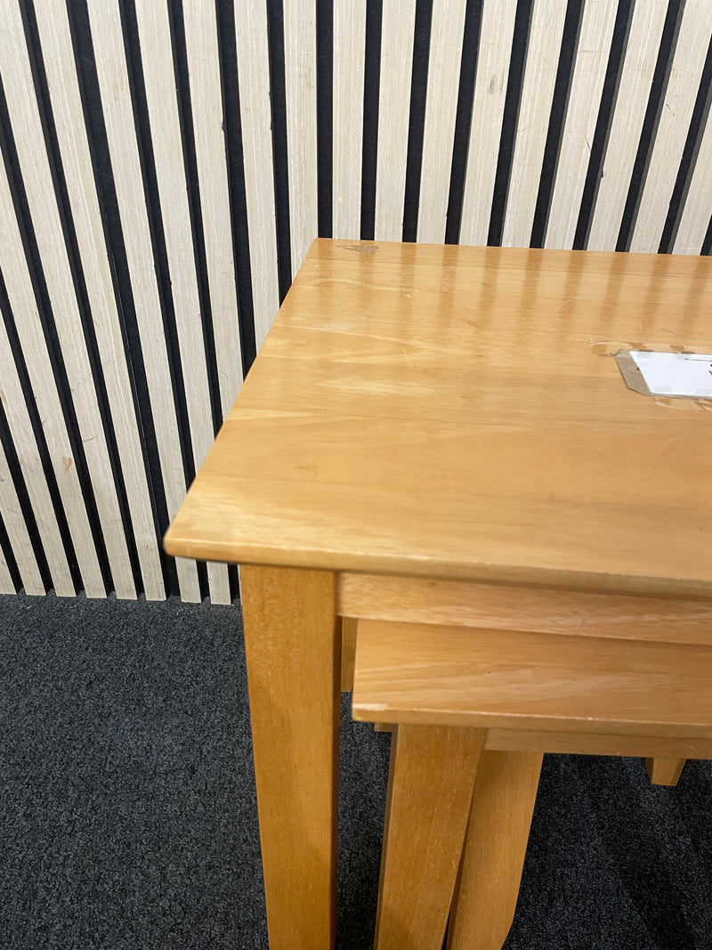 Rubberwood nest of tables   44743