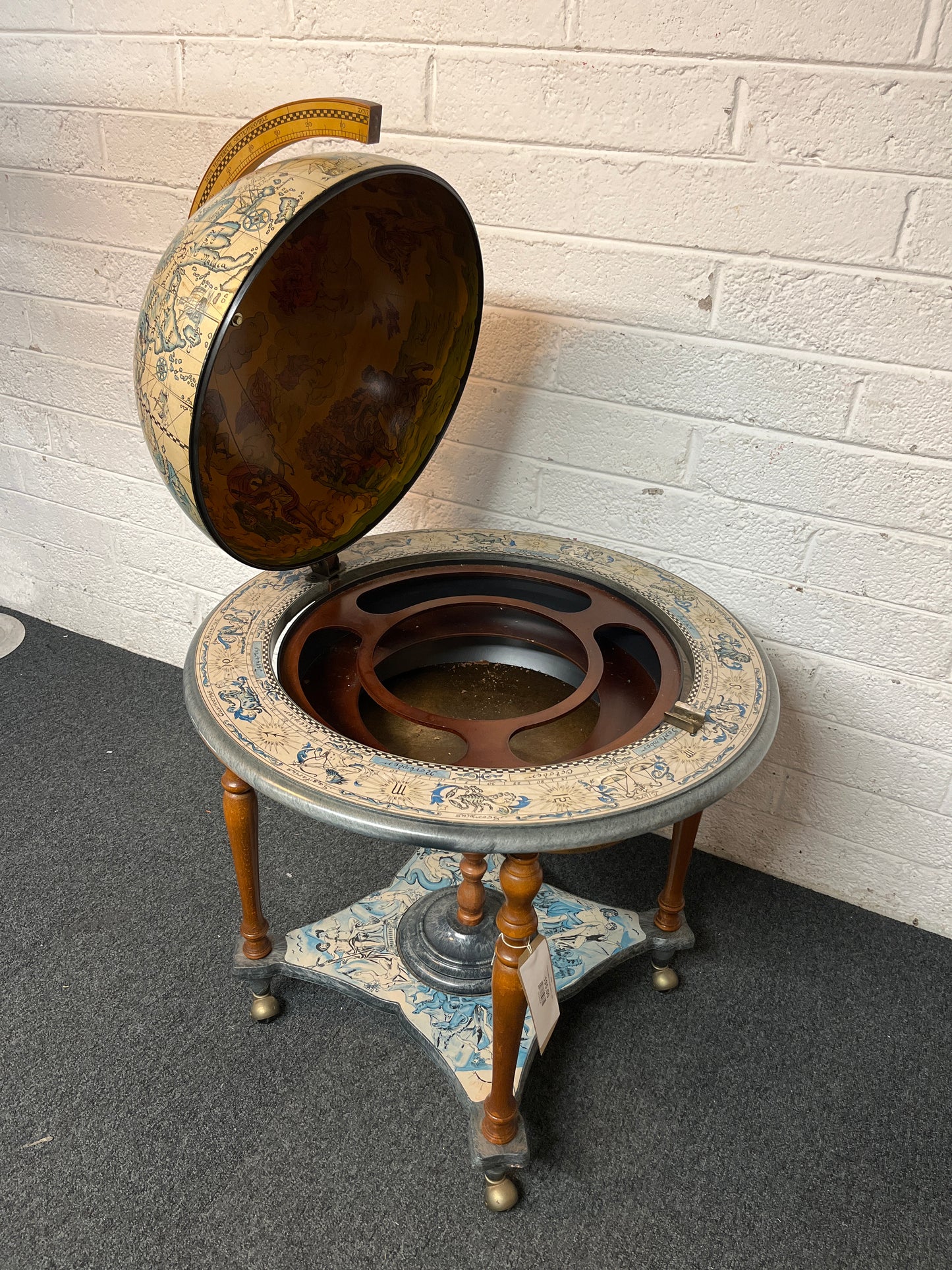 Ornate spinning globe replica  1325